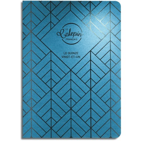 Carnet A5 pour écrire bleu peacock