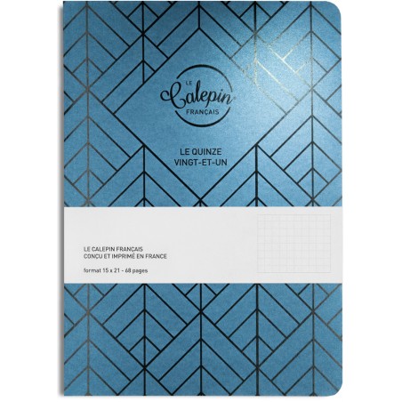 Carnet A5 pour s'organiser bleu peacock