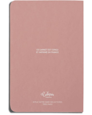 Carnet de notes format 10x15 pour vos notes  vieux rose