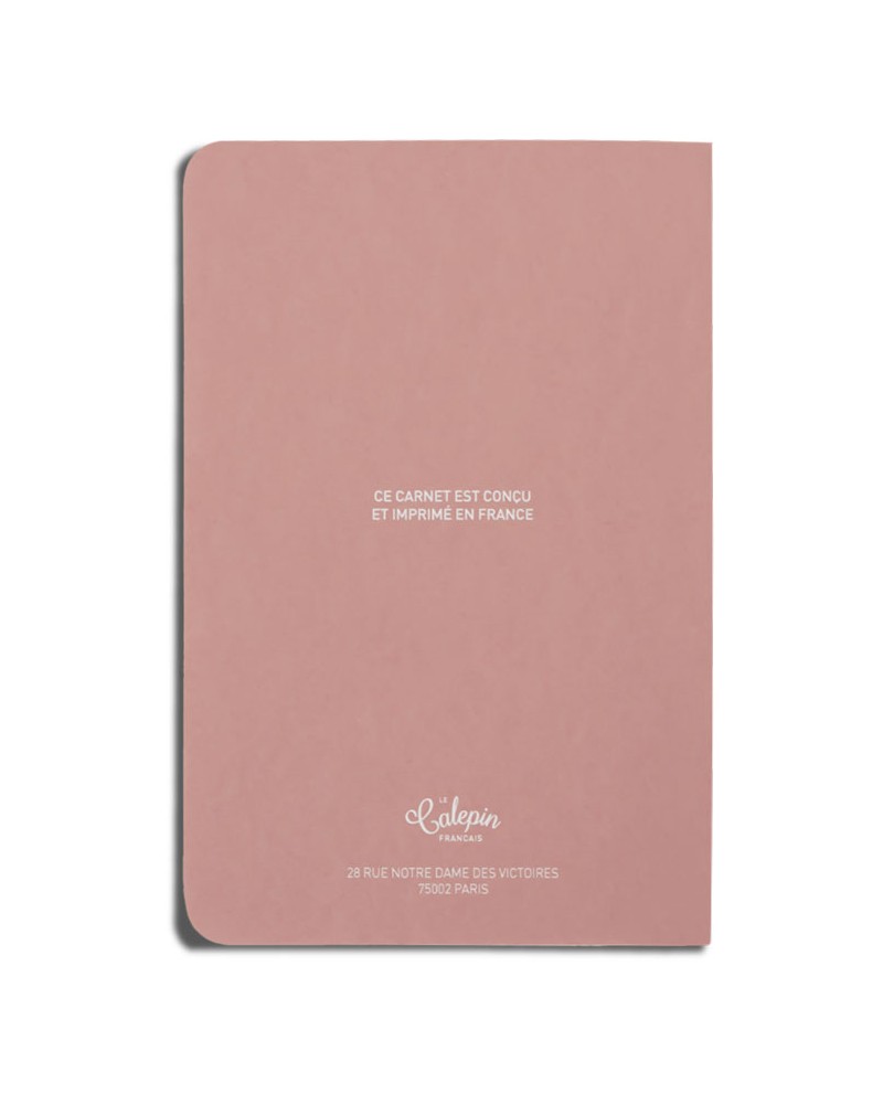 Carnet de notes format 10x15 pour vos notes  vieux rose