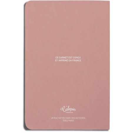 Carnet de notes format 10x15 pour vos notes  vieux rose