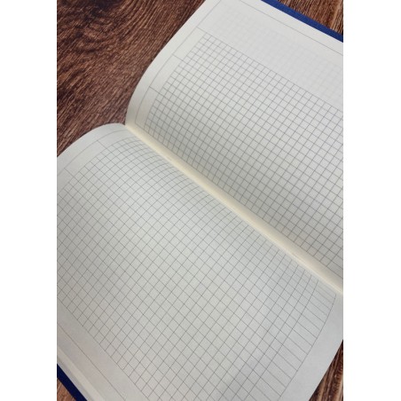 Calepin petits carreaux A5 planning
