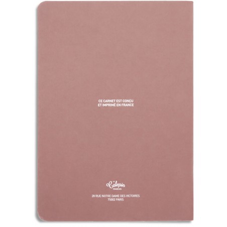 Carnet A5 parfait planner perpétuel rose nude
