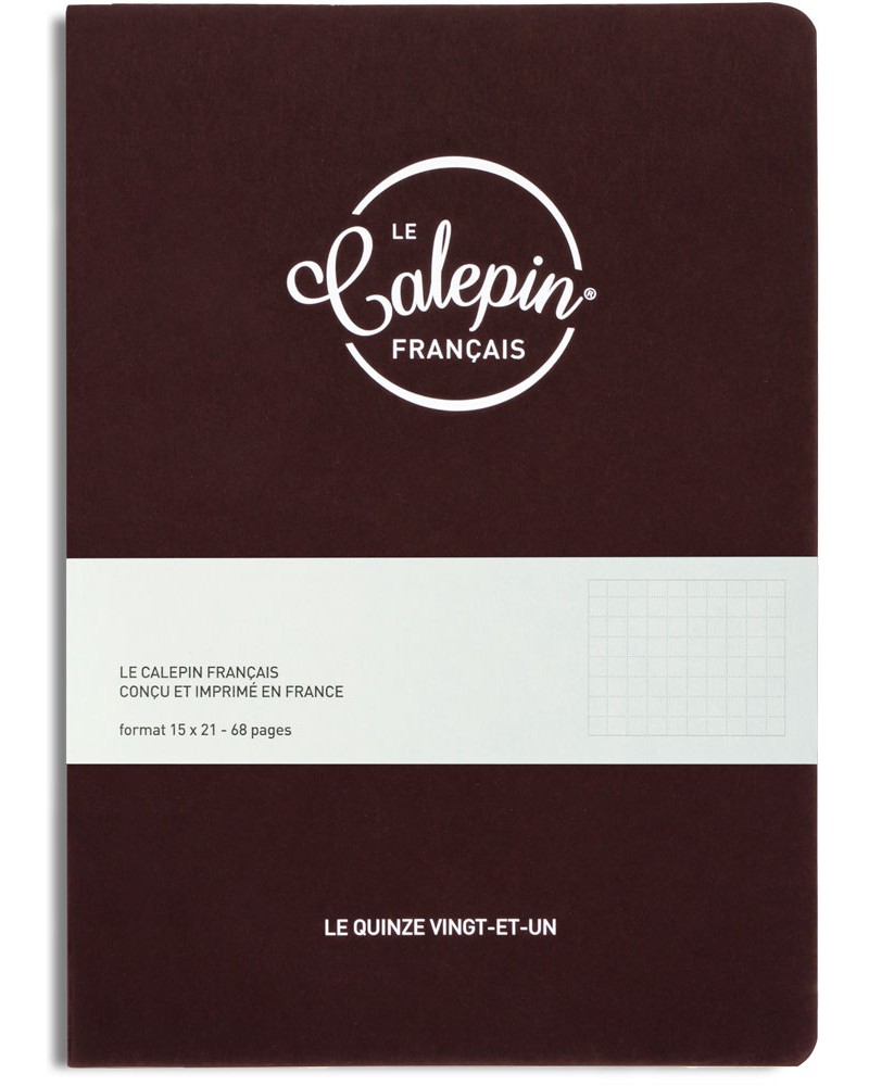 calepin made in France en 15x21 un carnet de notes couleur lie de vin
