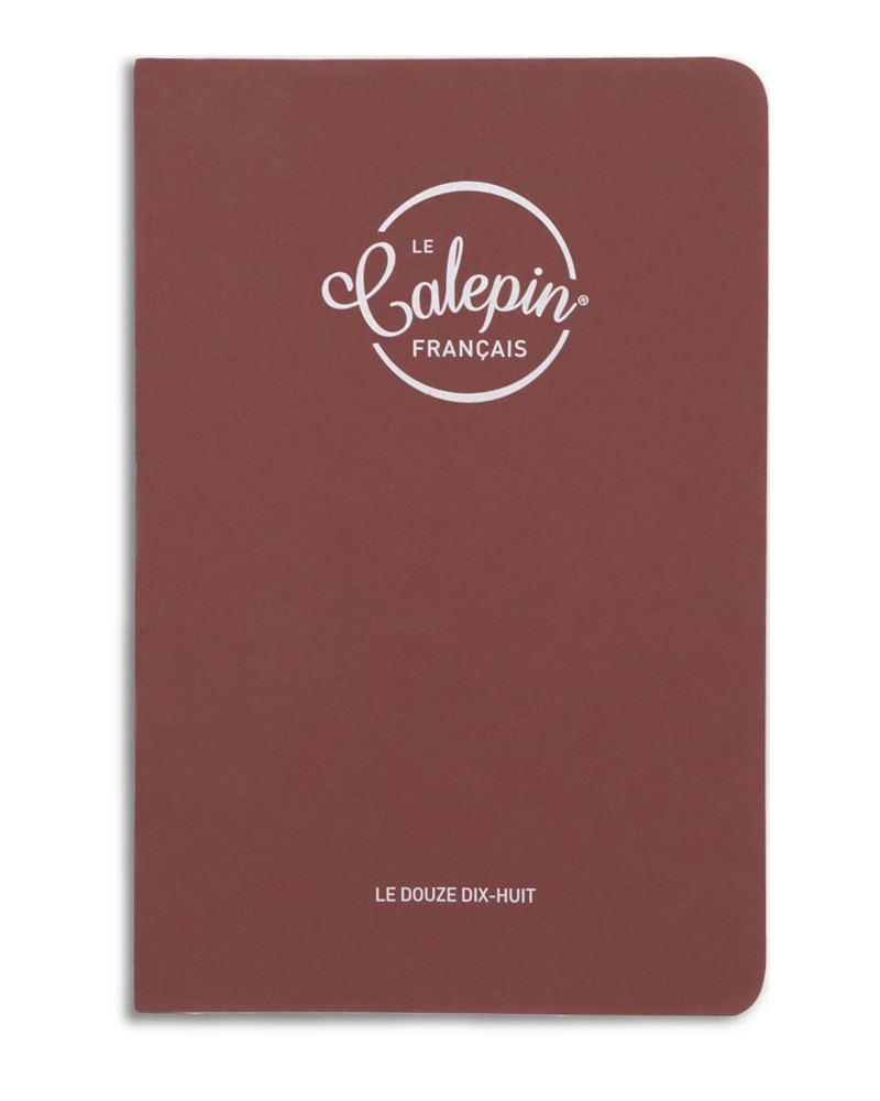 Carnet de notes made in France rose, nude, lie de vin