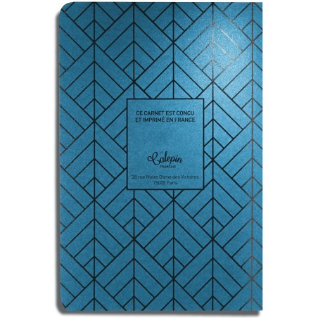 notebook 12x18cm metal peacock