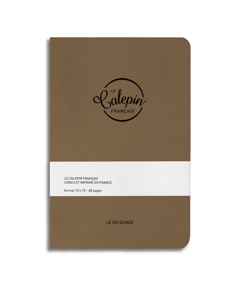 cahier de notes A6 marron