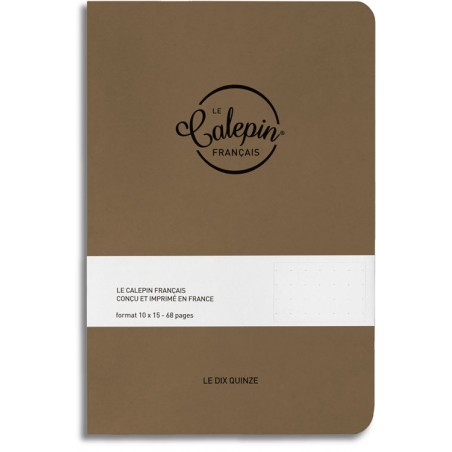 cahier de notes A6 marron